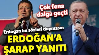 Ekrem İmamoğlu'ndan Erdoğan'a 'şarap' yanıtı! Çok fena dalga geçti