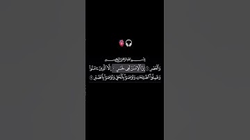 سورة العصر #kuran #اكسبلور #قران_كريم #ياسر_الدوسري #soothingquran #arabic #explore #egzonibrahimi