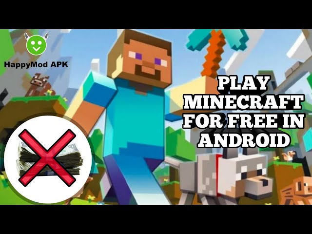 PLAY MINECRAFT FOR FREE IN MOBILE, HAPPY MOD APK