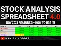 V4.0 Spreadsheet & How To Guide! - Free Stock Analysis Spreadsheet (NOV 2021)