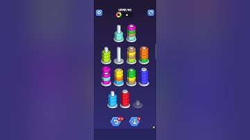 Nut Sort Gameplay - Level 163| Sorting Puzzle Challenge #androidgaming #gamingcommunity #nutsort