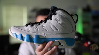 Nah, these are IT | Air Jordan 9 Powder Blue Unboxing & Review