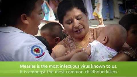 Measles elimination and rubella control