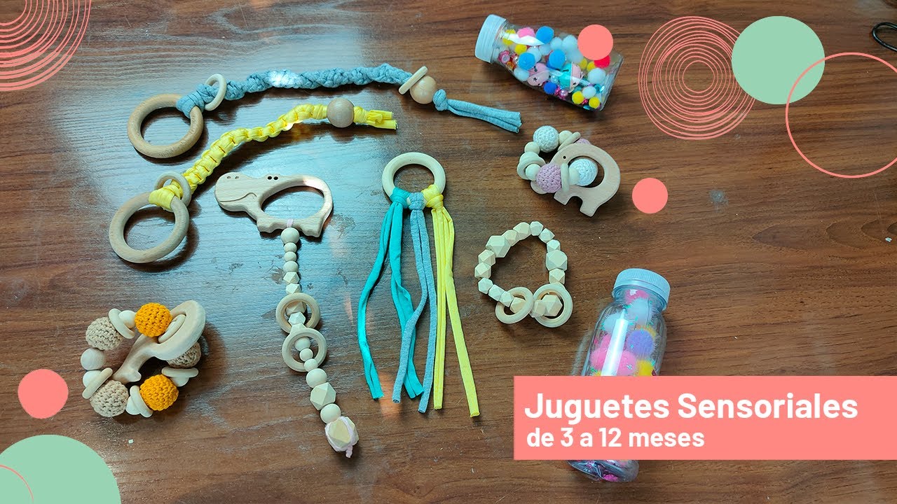 Juguetes sensoriales para bebés de 0 a 6 meses, juego de juguetes de  sonajero para bebés de 6 a 9 a 12 meses, juguetes sensoriales para recién  nacidos de 0 a 3