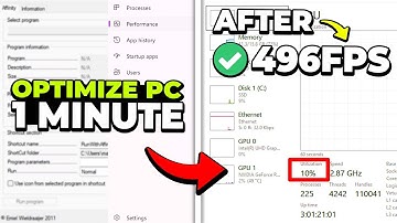 How To Optimize Your PC For Gaming In One Minute