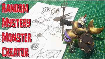 Random Mystery Monster Creator #monsterbash @Miscast @NerdCraftHQ @Raqrex Art @Berserkerworks