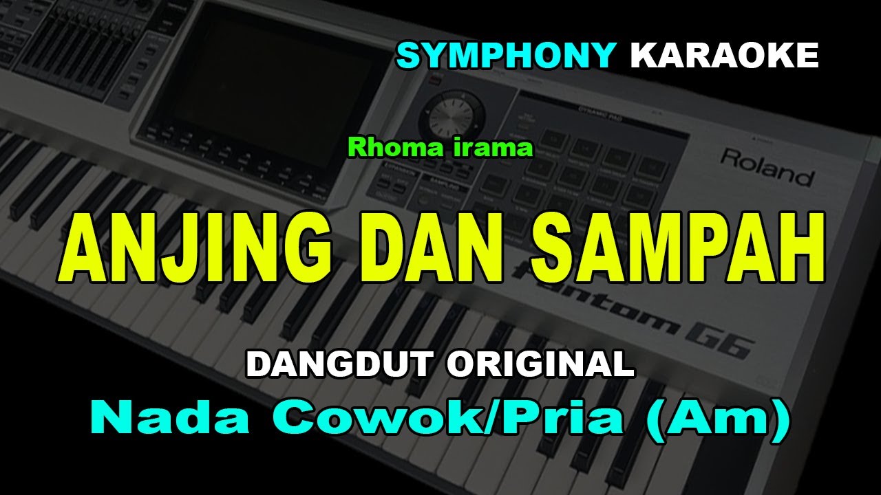 ANJING DAN SAMPAH KARAOKE COWOK/PRIA | Rhoma irama