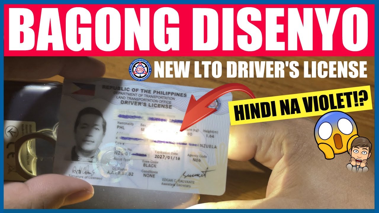 REVIEW SA BAGONG DESIGN NA DRIVER'S LICENSE NG LTO YouTube