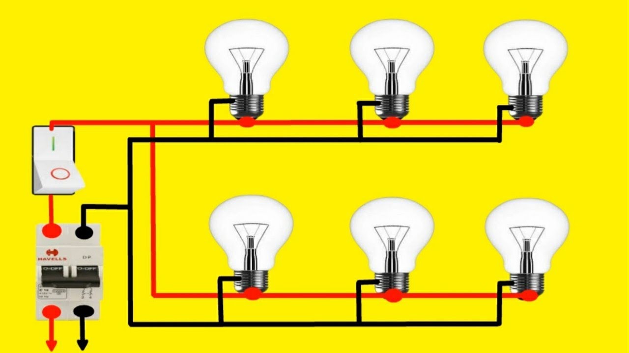 wiring multiple lights in parallel