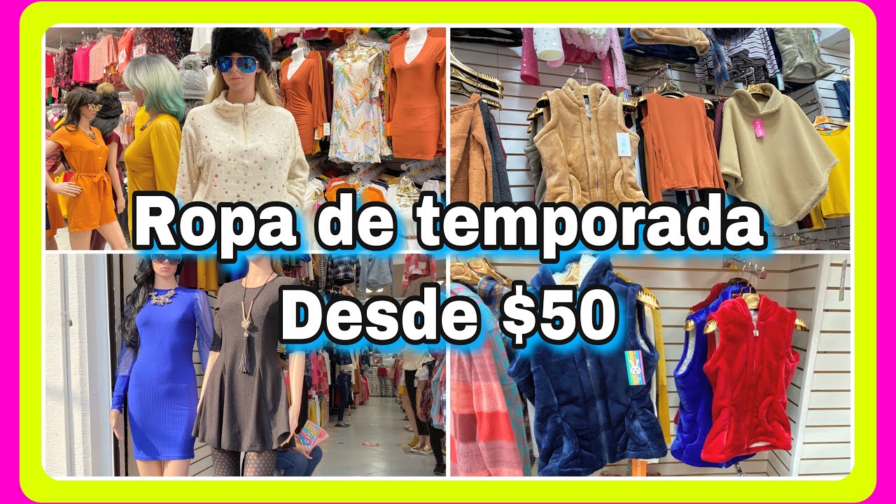 Ropa de temporada desde $50 en Tepito !!! - YouTube