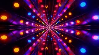 5 Hour - VJ LOOP GLOWING NEON TUNNEL - live wallpaper windows 11 - Motion 4k Screensaver relaxing