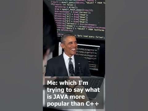 What is more popular C++ or Java? 2024 #meme #soft #technology - YouTube
