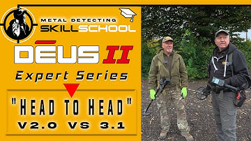 XP Deus 2 softwareversies vergelijken