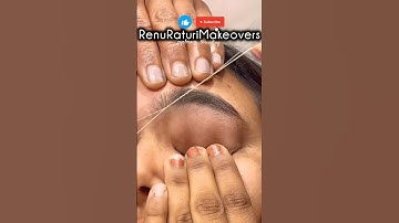 Transform Your Brows in 5 Minutes Flat! #shorts #shortsfeed #eyebrows #threading #brows #tutorial