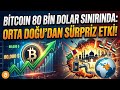 Bitcoin 80 Bin Dolar Sınırında: Orta Doğu'dan Sürpriz Etki!