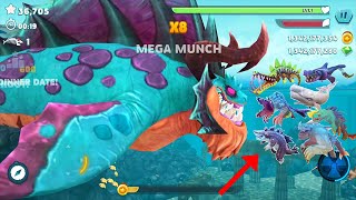 Hungry Shark Evolution - Giant Monster Enemy SHARKNAROK New Shark Update - All 26 Sharks Unlocked screenshot 4