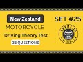 NZ Driving Theory Test 2026 | 35 REAL MOTORCYCLE Questions | Official Practice New Zealand Part 25