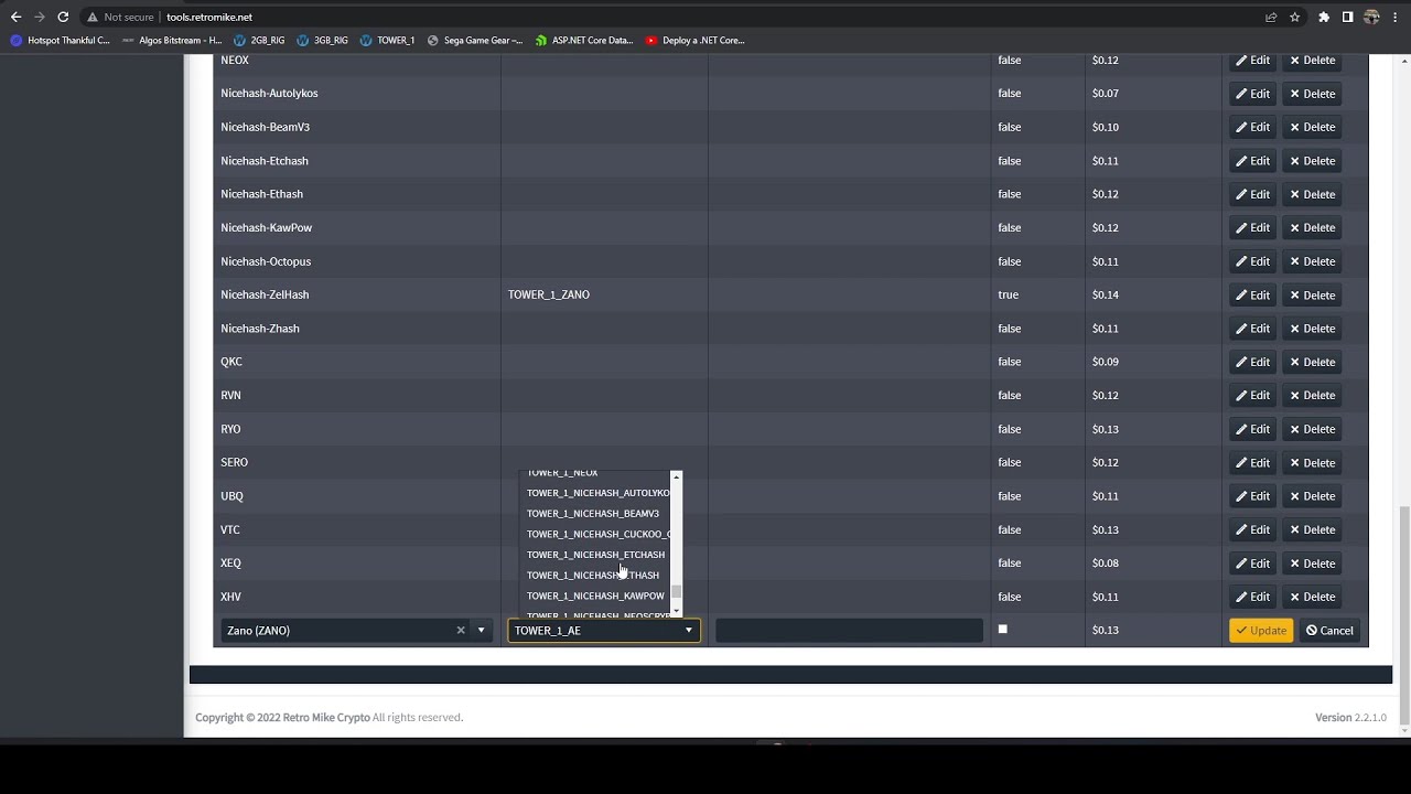 Hive OS Profit Switching - No Install Needed | Retro Mike Mining Tools Hosted Version