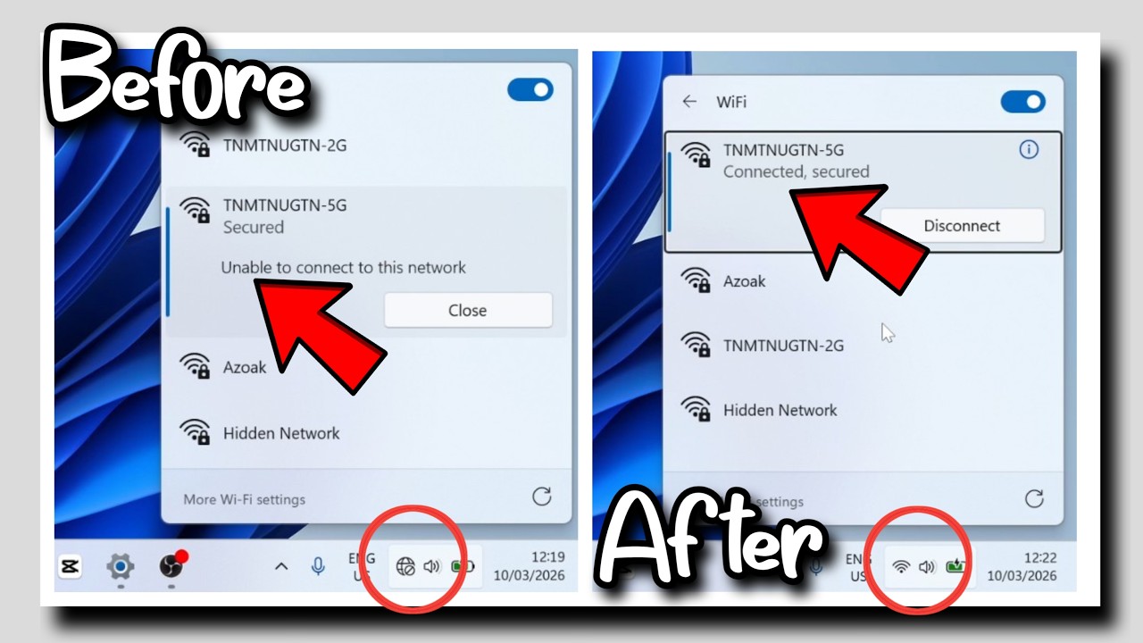 Fix WiFi Not Connecting on Windows 11 Computer | Fix Unable to Connect ...