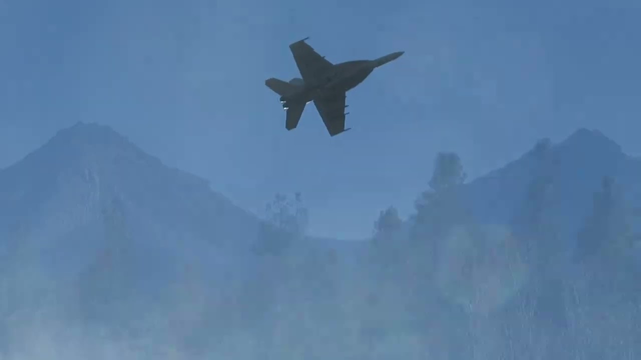 Kern River Canyon fighter jets