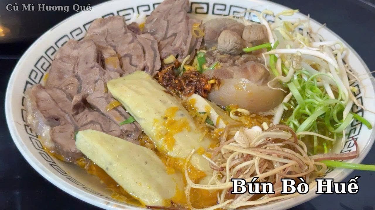 Bún Bò Huế chuẩn vị Huế nấu theo cách này đã được chia sẻ lại bí quyết để thơm ngon đậm vị Bún Bò