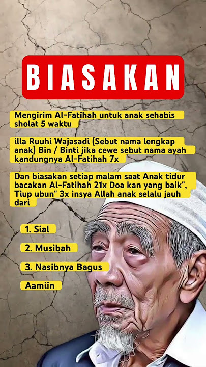 Kirimkan Alfatihah untuk anak mu #mbahmoen #khmaimoenzubair #khmaimunzubair #doamustajab #doa