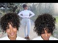 How to: Curly Curtain Bangs + Skincare, Makeup Routine & Athleisure | GRWM