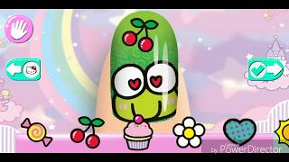 Hello Kitty Nail Salon - Budge Studios - Rainbow Manicure