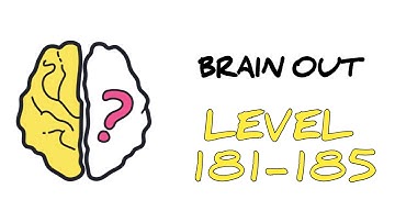 BRAIN OUT: LEVEL 181-185| WALKTHROUGH DAY 38| HD GAMEPLAY| VERTICAL GAMEPLAY