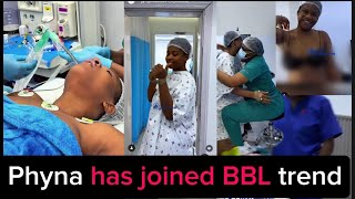 The hustle is real,Phyna finally gets her body done,BBL ,#fyp#viralvideo #vdm#bblwahala#phyna