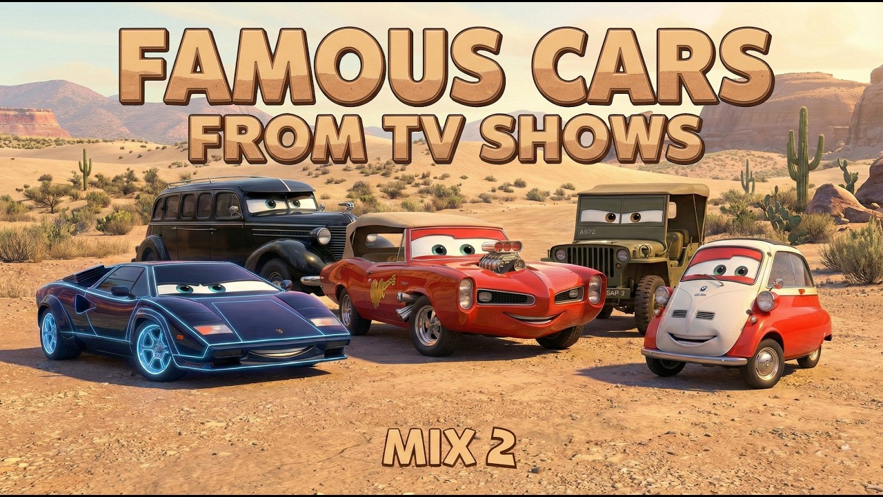 Famous Cars from TV Shows Mix 2