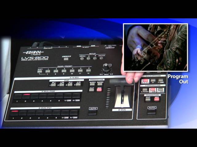 Roland LVS-800 Tutorial Ch 5: Panel Operation Mode - YouTube