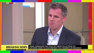 Jamie Carragher TROLLED by BBC s Gary Lineker after Sky Sports suspend pundit over spit