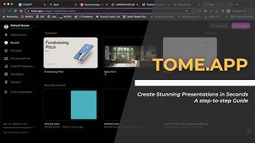 How to use Tome AI Tool to create Instant Presentations: A Step-to-step Guide