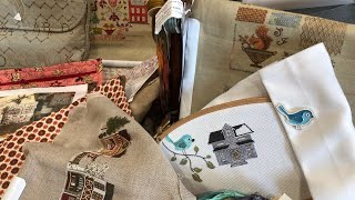 WATCH DEB "WIP" AND WATCH HER NAE NAE!!  (HAVE A PEN AND PAPER READY!) Country Stitchers V92 1/2