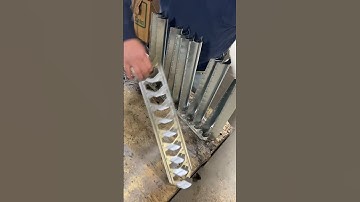 Building Frame of Turning Vane on Rail for Square Elbow