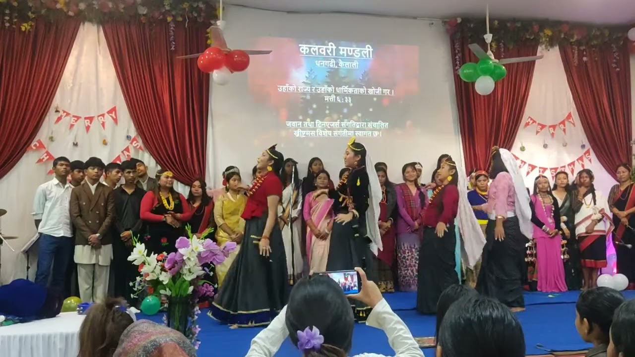✨Pre Christmas program by youth of Calvary A.G church , dhangadhi 🥰✨