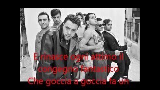 Video thumbnail of "Litfiba - Goccia a goccia - Testo Lyrics"