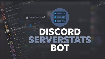 Como Criar Contador de Membros no Discord ✍️ ServerStats Bot