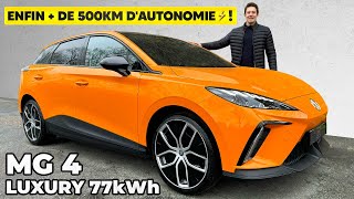 Essai MG4 Grande Autonomie – Enfin PLUS de 500 KM d'autonomie ? by Le Vendeur Automobiles 70,406 views 2 months ago 29 minutes