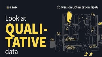 Conversion optimization tip #2 Look at qualitative data