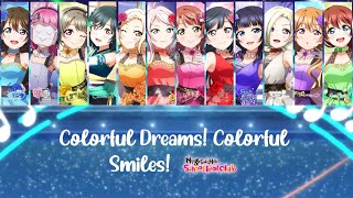 Nijigasaki – Colorful Dreams! Colorful Smiles! (Color Coded, Full, Kan, Rom, Eng)