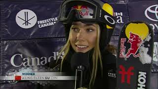 Gu celebrates Chinese New Year | Calgary | FIS Freestyle Skiing