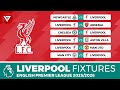 рџ ґ LIVERPOOL FIXTURES EPL 2025 26 English Premier League Full Schedule Today рџ ґ LIVERPOOL FIXTURES EPL 2025 26 English Premier League Full Schedule Today