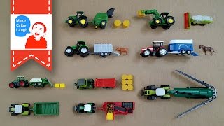 Learning Farm Vehicles Names for kids with siku