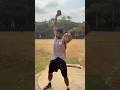 Shotput technique throw