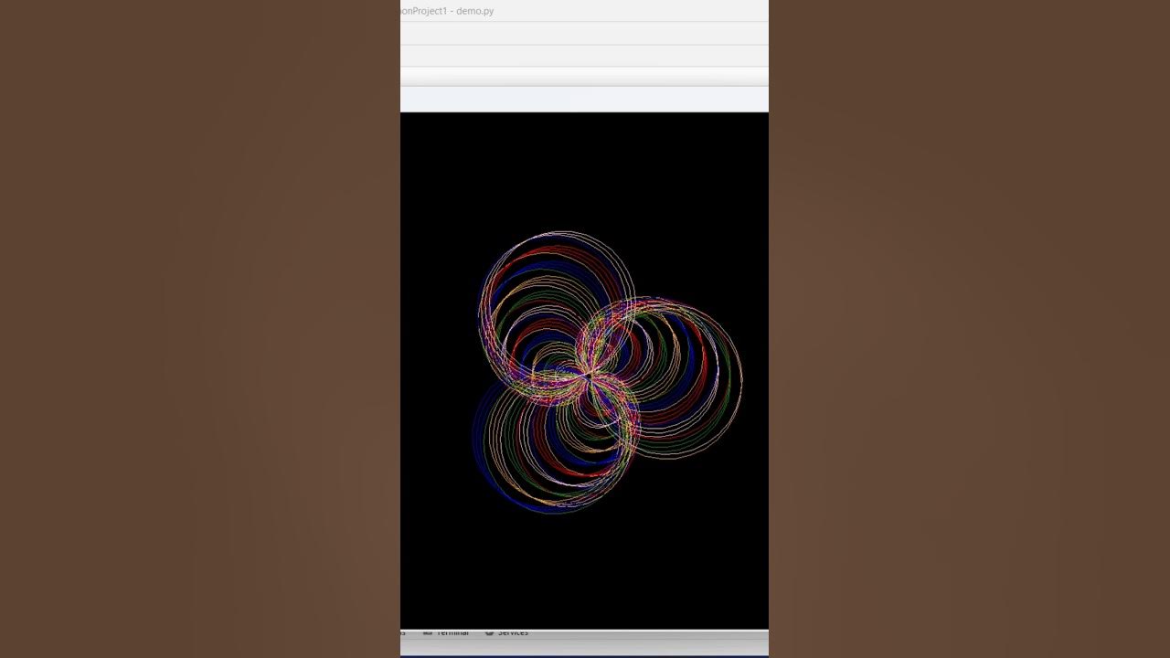 TRI CIRCULAR - GEOMETRIC PATTERN ️ Shape Turtle Graphics in Python # ...