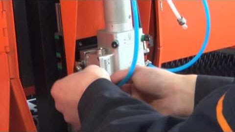The install video about BCL 1530FB laser cutting machine