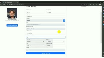 Program the user profile updating process