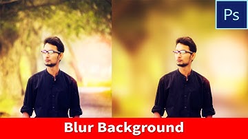 Mobile Phone Photo  like DSLR - Blur Background of an image || Photoshop Tutorial